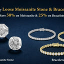 Where to Buy Loose Moissanite Stone & Bracelets Online: Save 50% on Moissanite & 25% on Bracelets