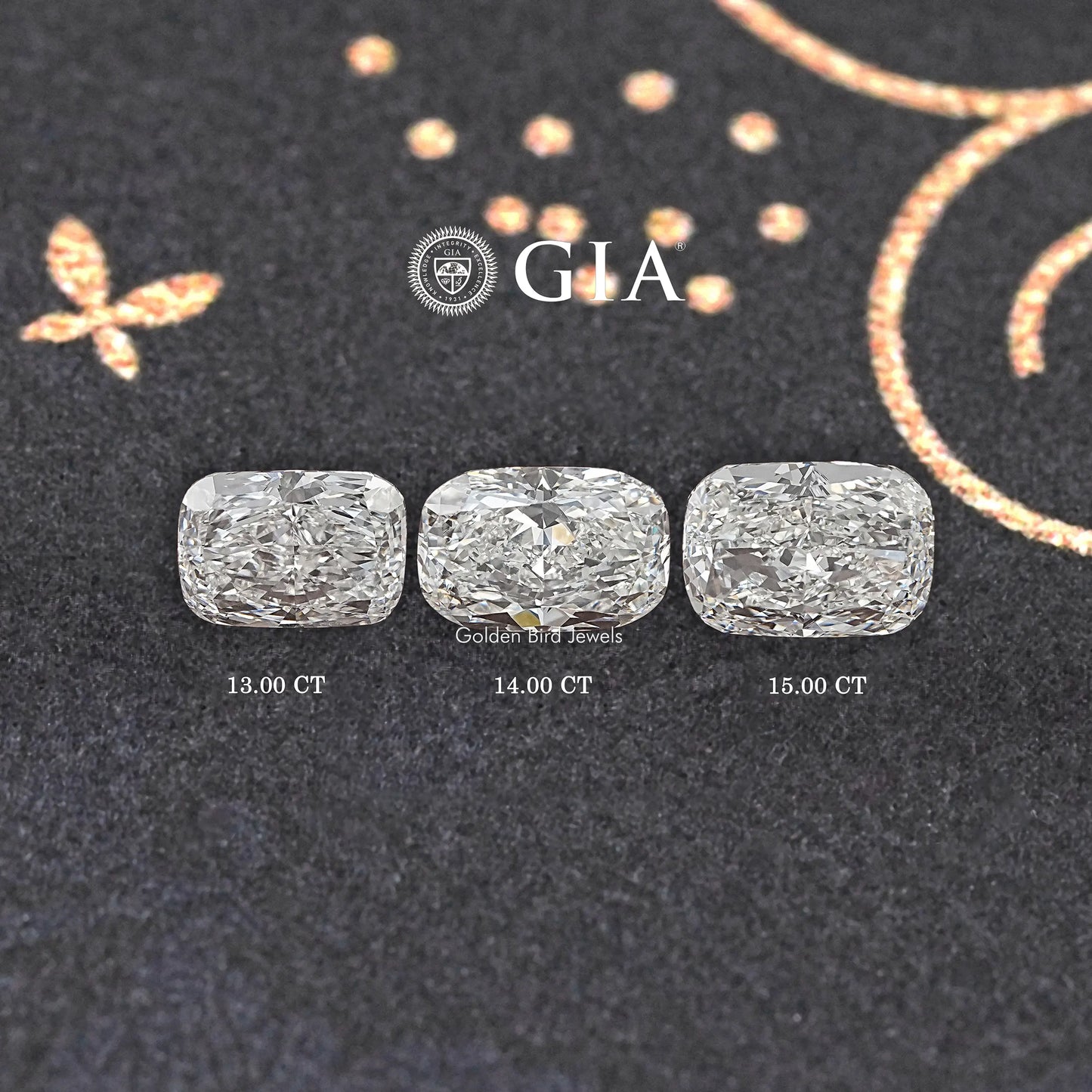 Elongated Cushion Cut Lab Loose Diamond
