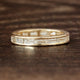 Baguette Cut Full Eternity Moissanite Stackable Band