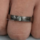 Oval Cut Moissanite Men's Wedding Ring