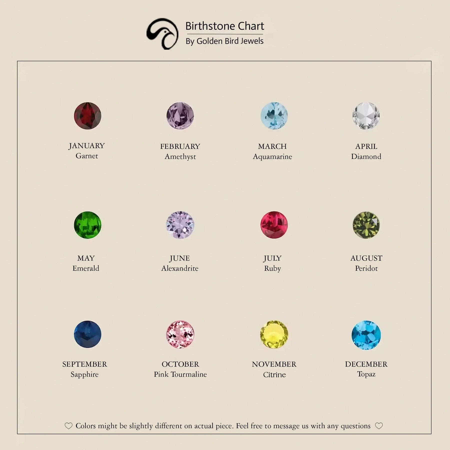 May Birthstone Emerald Green Round Eternity Band