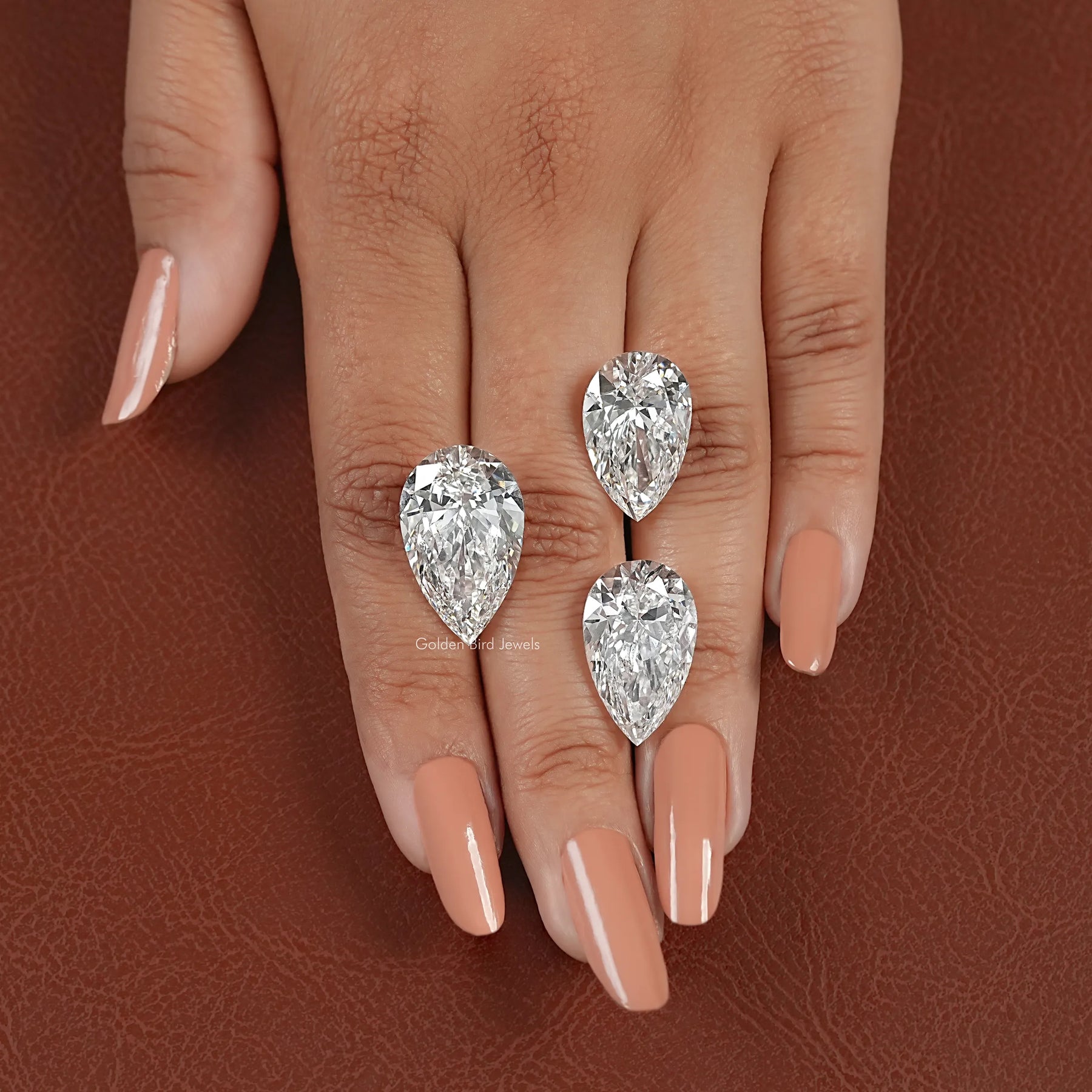 Pear Cut Lab Diamond Loose