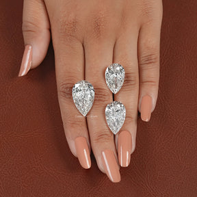 Pear Cut Lab Diamond Loose