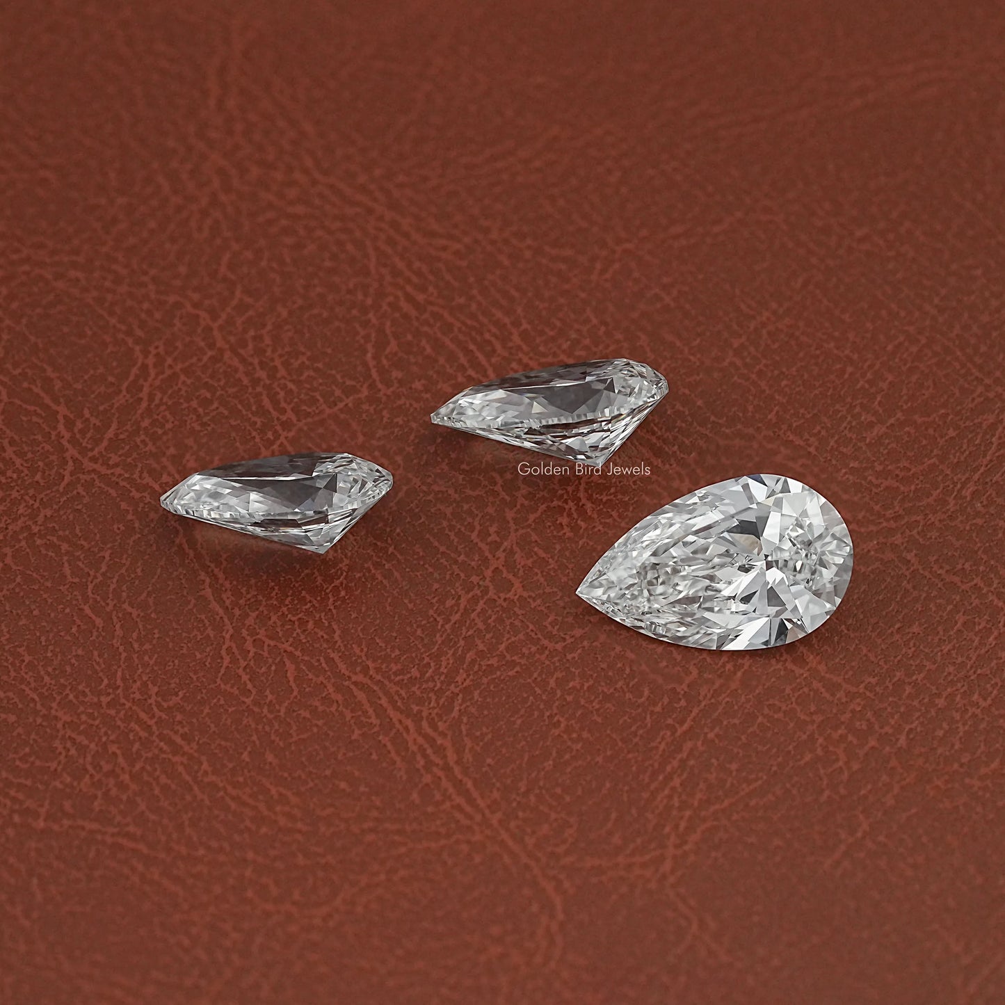 Pear Cut Lab Diamond Loose