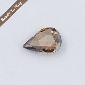 Rose Cut Pear Loose Moissanite