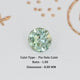 Cyan Blue Old European Round Loose Moissanite