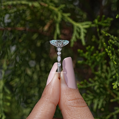 Dutch Marquise Moissanite Gemstone Engagement Ring