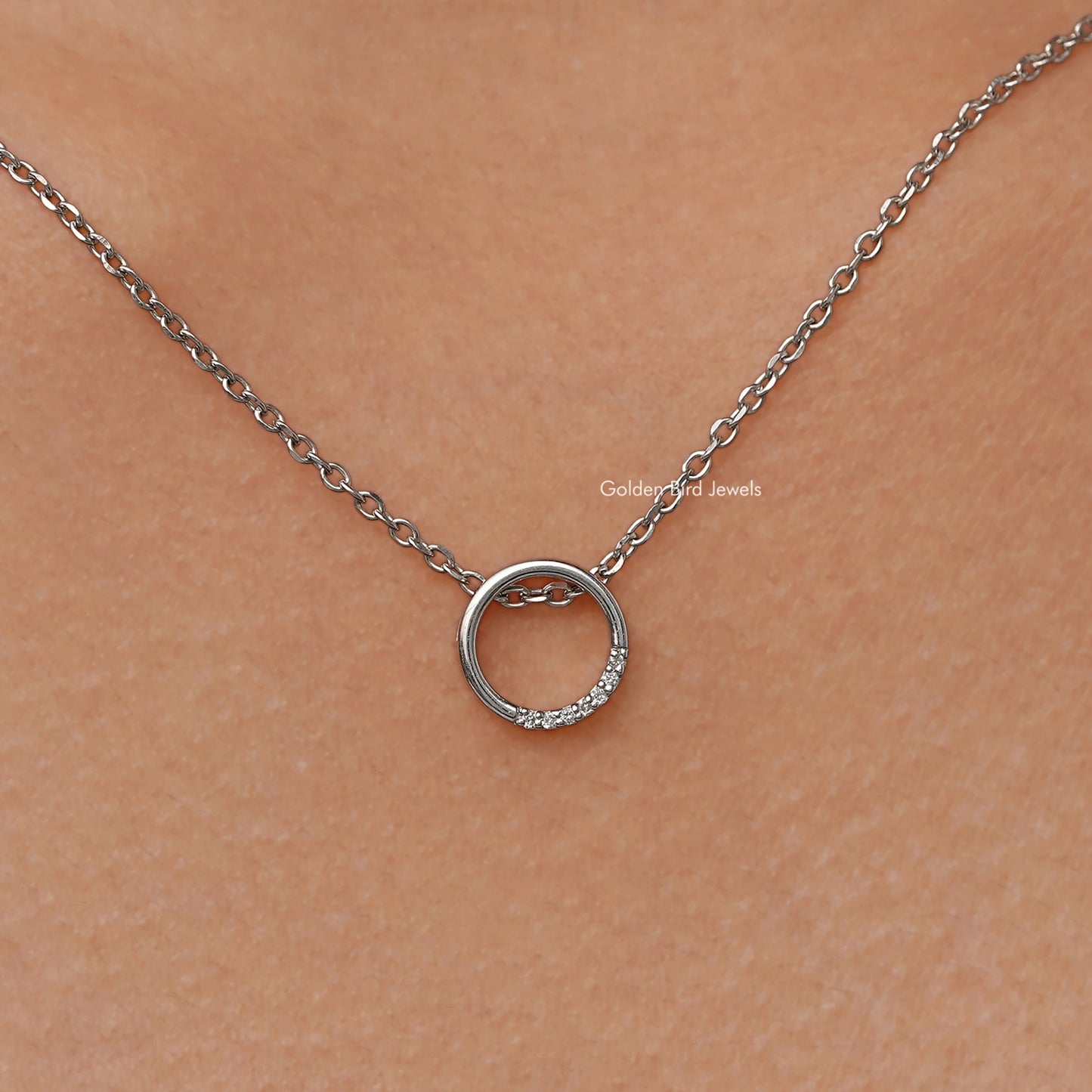 Round Cut Lab Grown Diamond Pendant