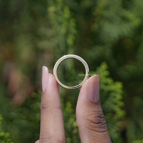 Back View Of Lab Diamond Wedding Band
