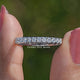 Front View of Round Lab Diamond Eternity Wedding Band
