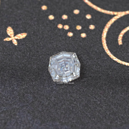Colorless Step Cut Cushion Moissanite Loose Stone