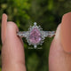 Tourmaline Pink Pear Gemstone Ring