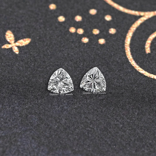 Loose Trillion Cut  Lab Grown Diamond Pair