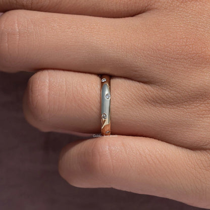 Flush Set Round Diamond Eternity Band