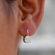 [Old Mine Cushion Cut Moissanite Dangle Earrings]-[Golden Bird Jewels]