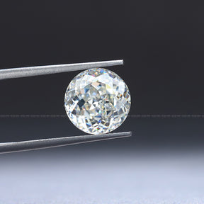 Portuguese Cut Round Loose Moissanite Stone